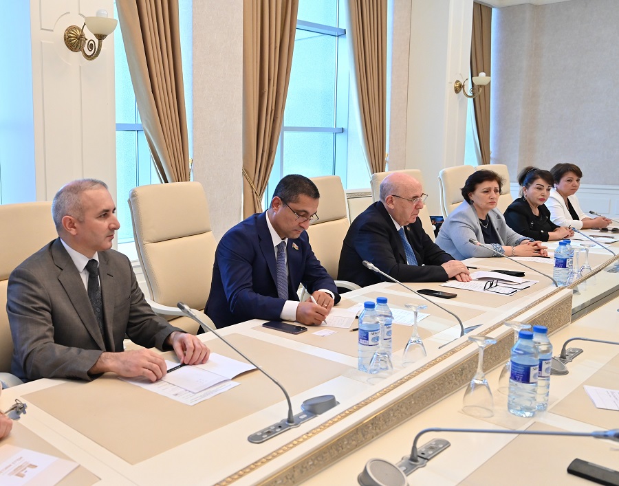 Əhliman Əmiraslanov ÜST nümayəndələri ilə görüşüb