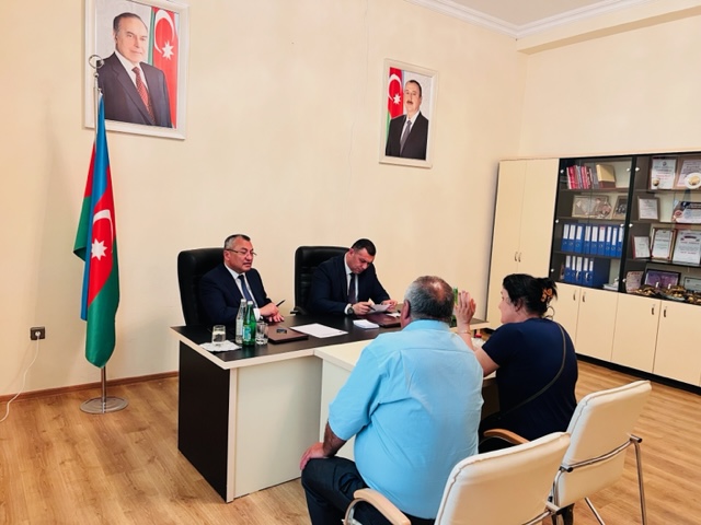 Rövşən Rzayev Xaçmazda vətəndaşları qəbul edib - FOTOLAR
