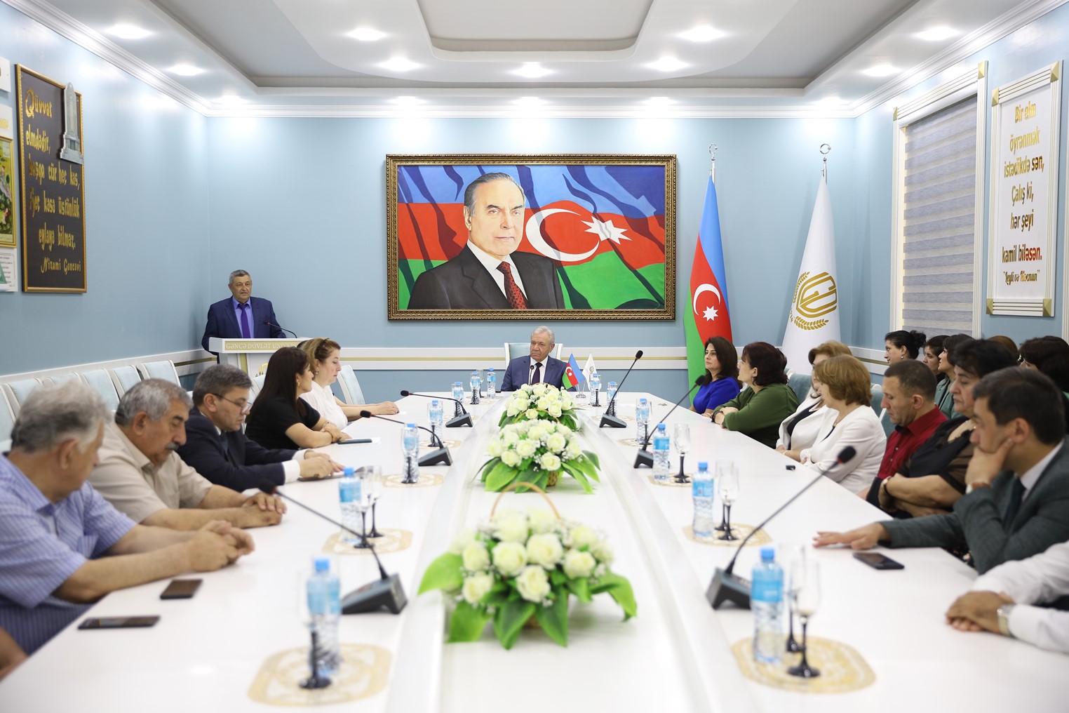 Universitetdə Milli Qurtuluş Günü qeyd edilib - FOTOLAR