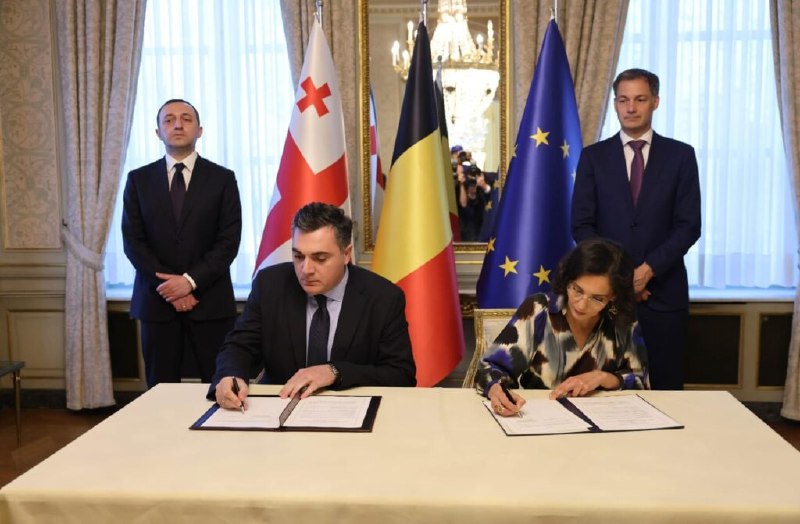 Gürcüstan və Belçika XİN-ləri memorandum imzaladı