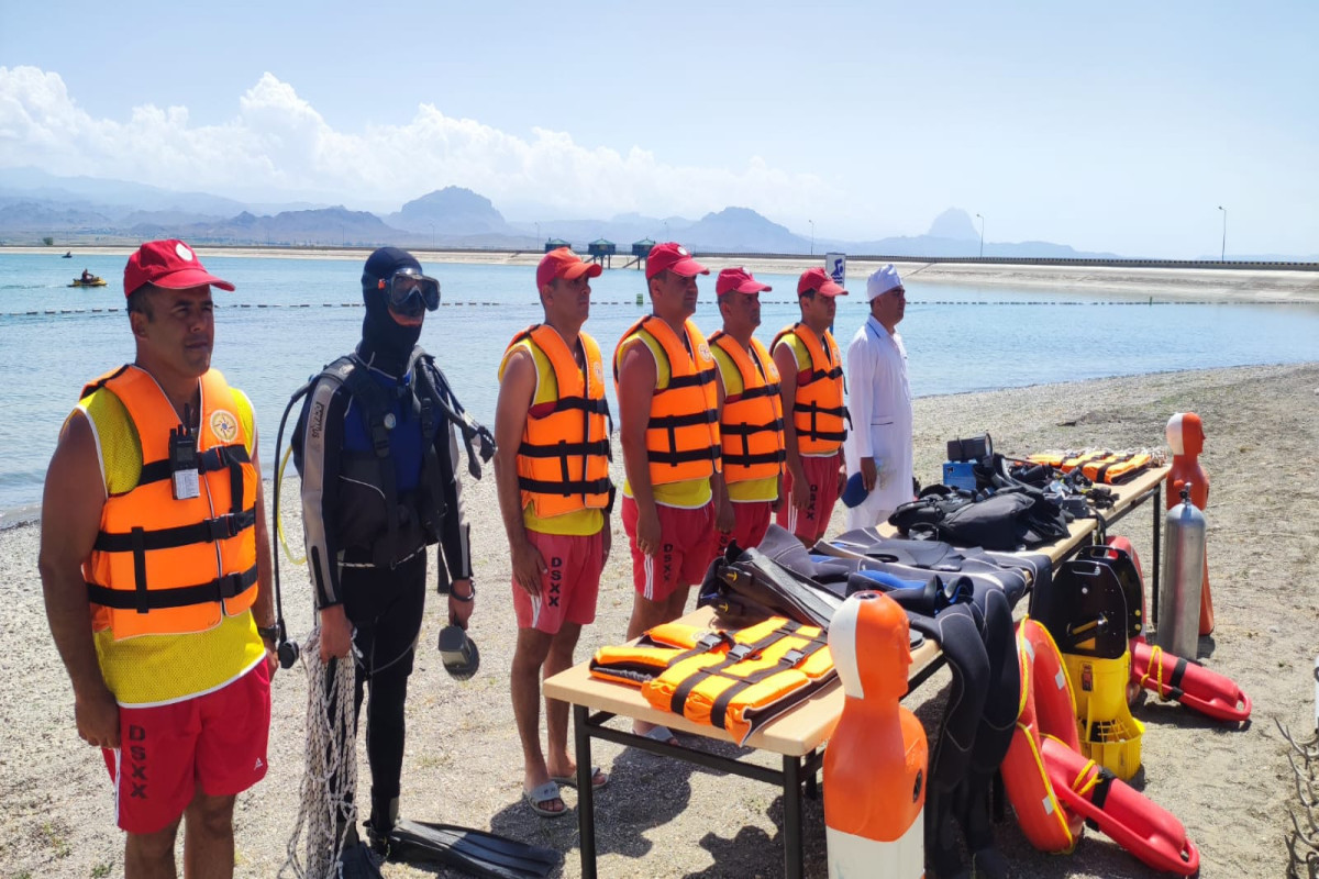 Naxçıvanda çimərlik mövsümünə start verildi - FOTOLAR