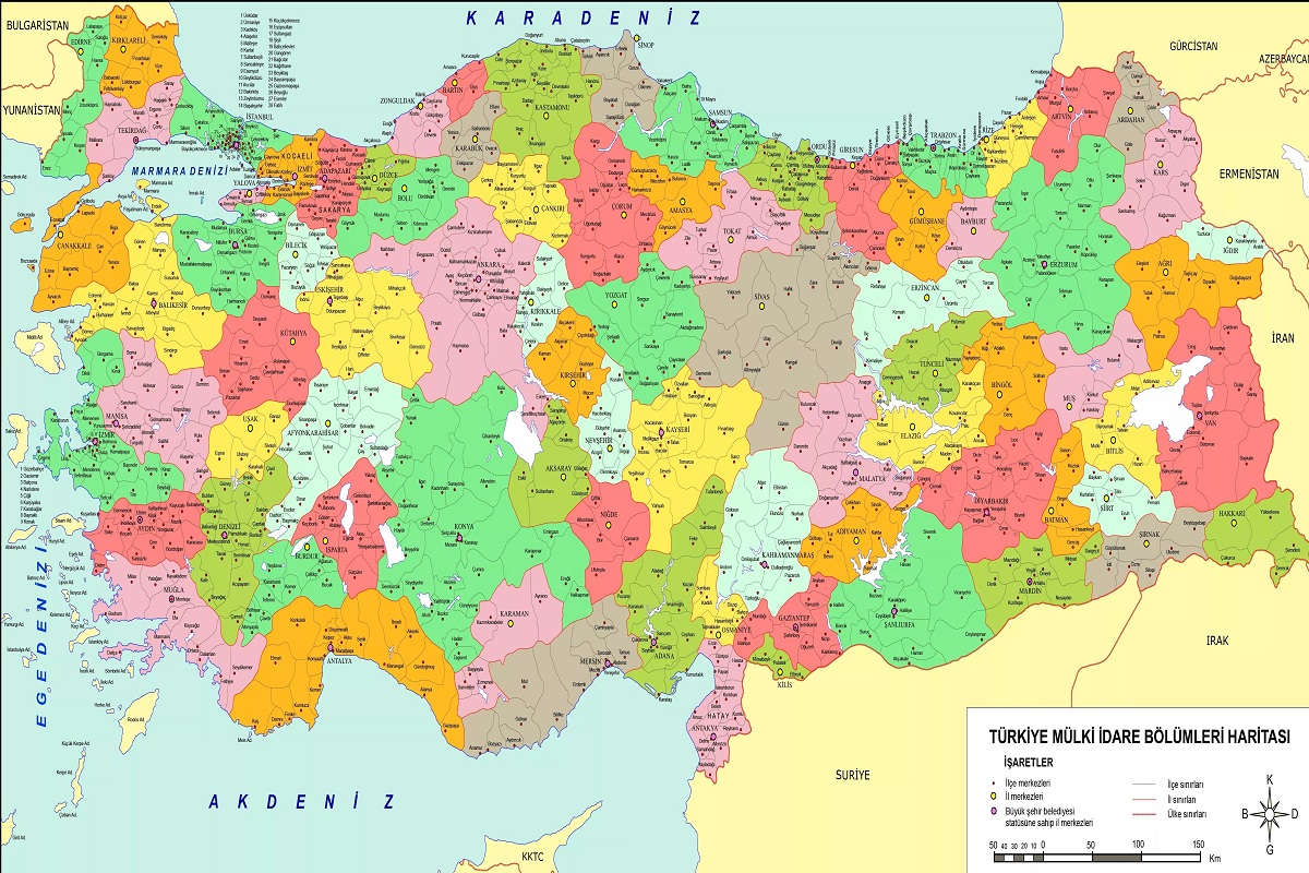 Türkiyədə 19 rayona vilayət statusu verilə bilər