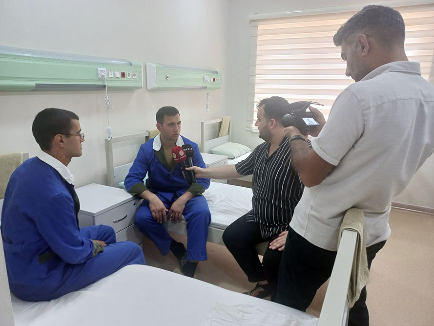 Hərbi tibb müəssisələrinə media-tur təşkil olunub - FOTO