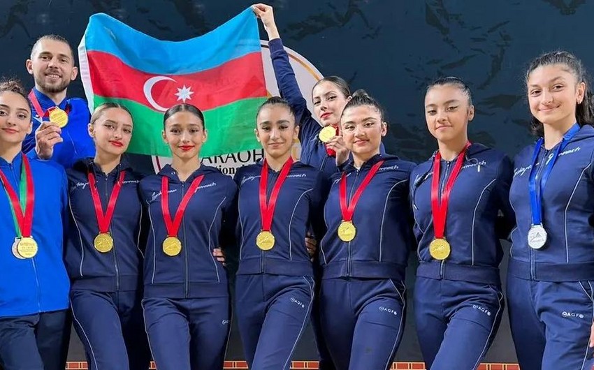 Gimnastlarımız Misirdə üç qızıl medal qazanıblar