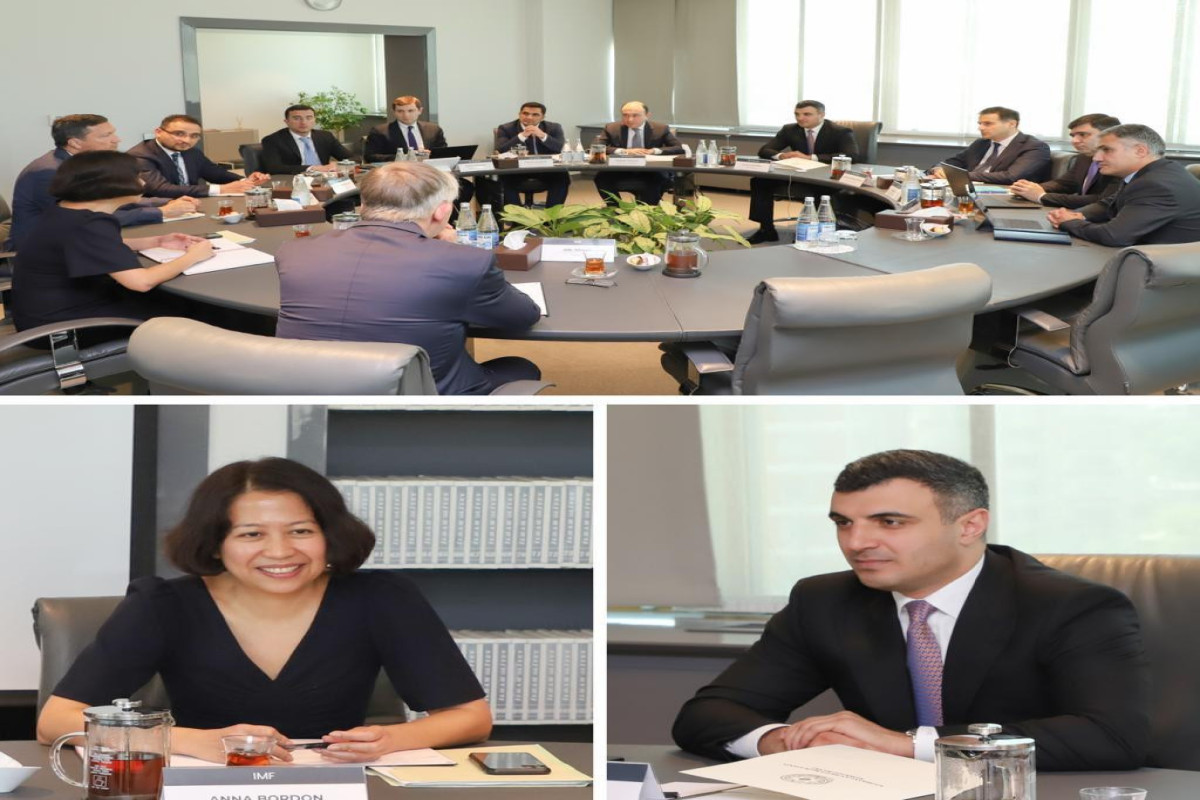 Taleh Kazımov Beynəlxalq Valyuta Fondunun missiya rəhbəri ilə görüşüb