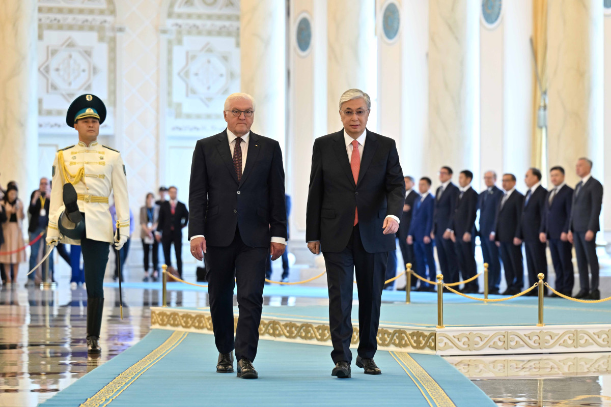 Qazaxıstan və Almaniya prezidentləri görüşüb