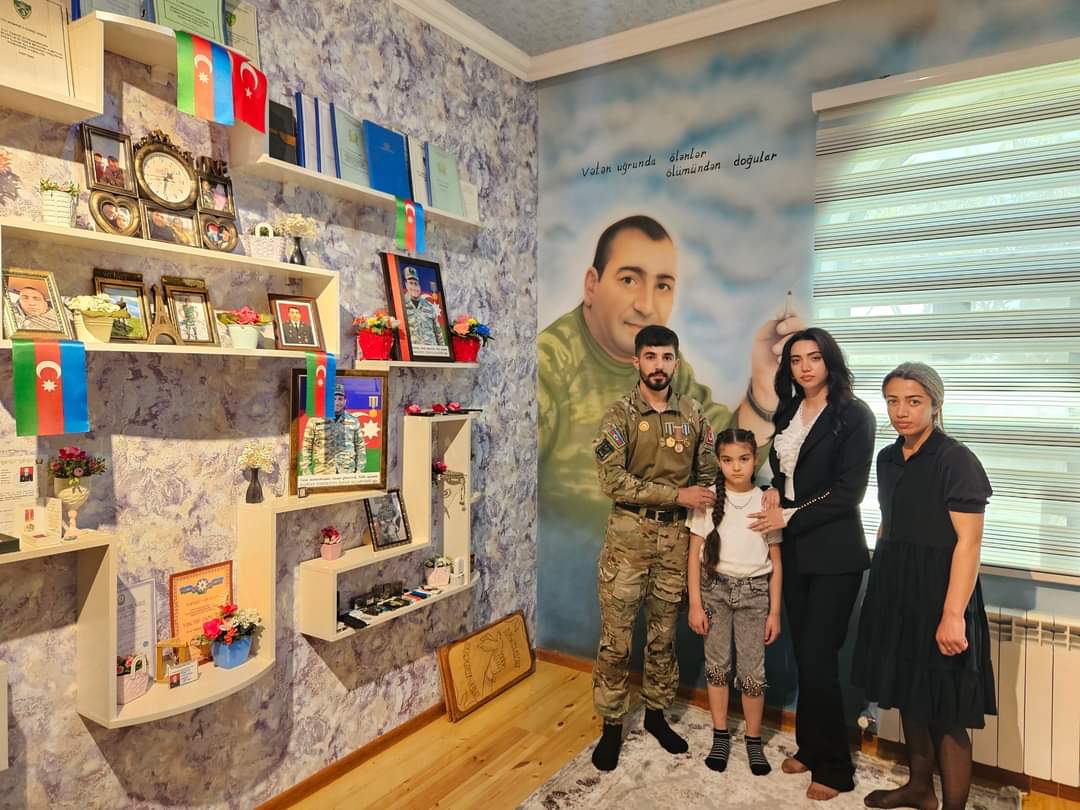 Şəhid İlham Fərzəliyevin anım günü qeyd edilib - FOTOLAR