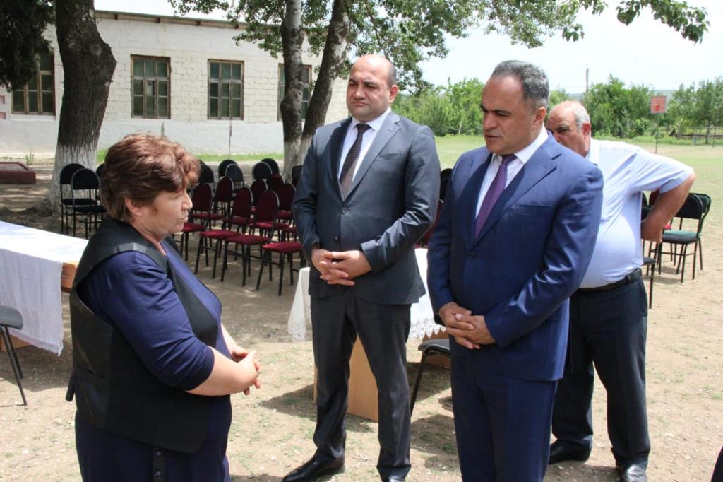 Goranboyun Şəfəq kəndində səyyar qəbul keçirilib - FOTOLAR