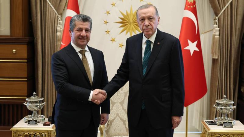 Ərdoğan Bərzanini qəbul etdi