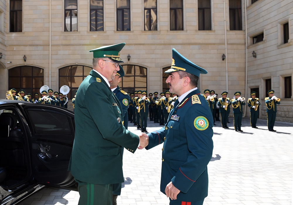 Latviya Dövlət Sərhəd Mühafizəsinin rəisi Azərbaycana gəlib - FOTO