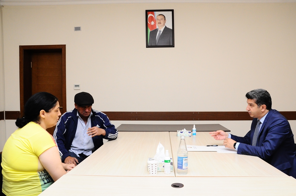 Naftalanda növbəti vətəndaş qəbulu keçirilib - FOTOLAR