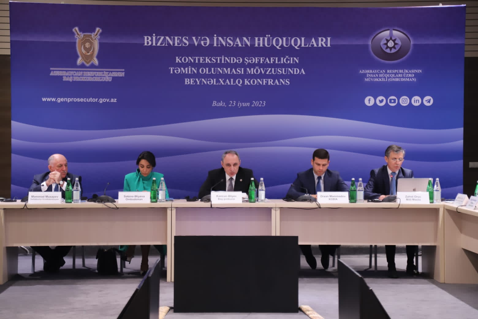 Baş Prokurorluqda beynəlxalq konfrans keçirilir - FOTO