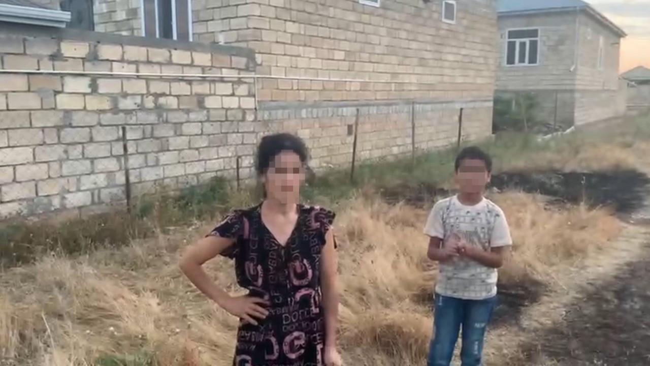 Ağsuda azyaşlı yanğın törətdi - VİDEO