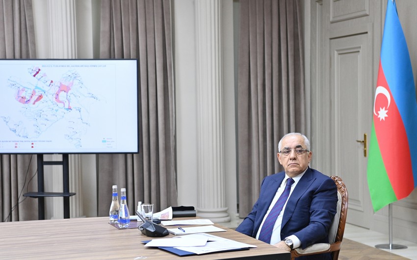 Əli Əsədov müşavirə keçirdi - Sel və daşqınlar müzakirə edildi