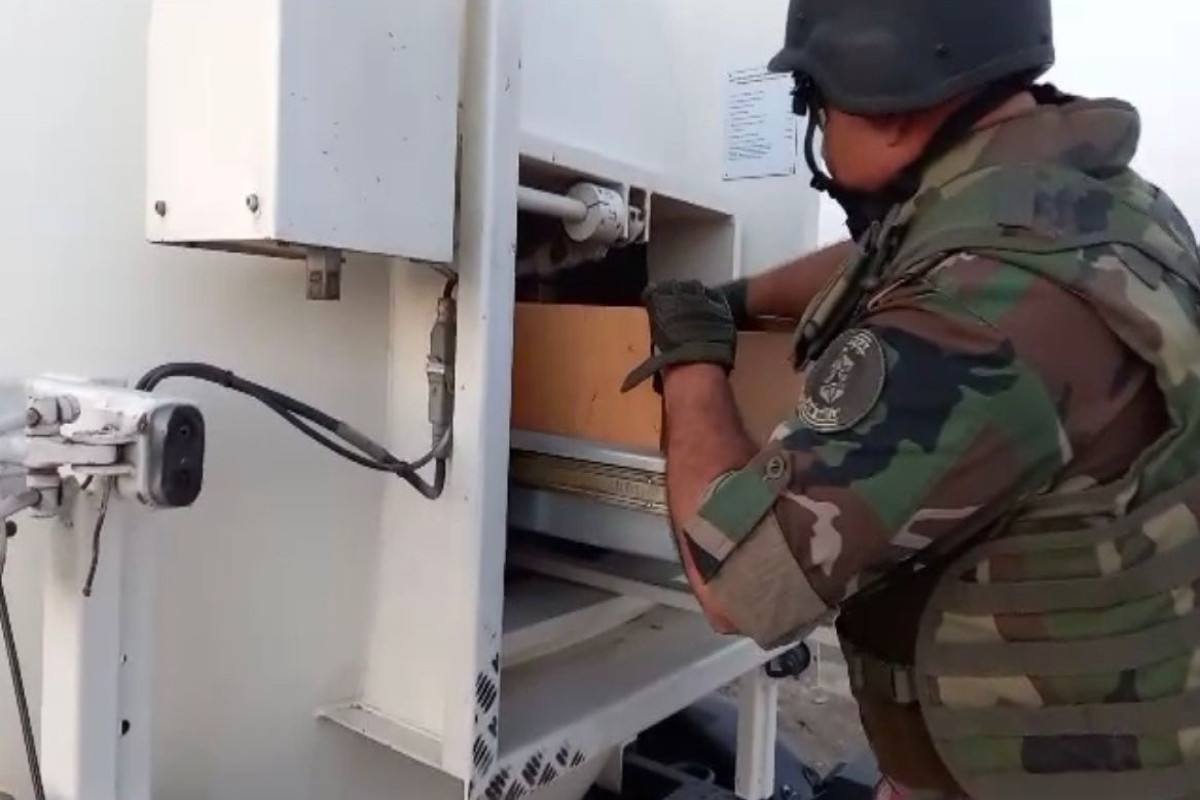 Balaxanıda qumbara aşkarlandı - VİDEO