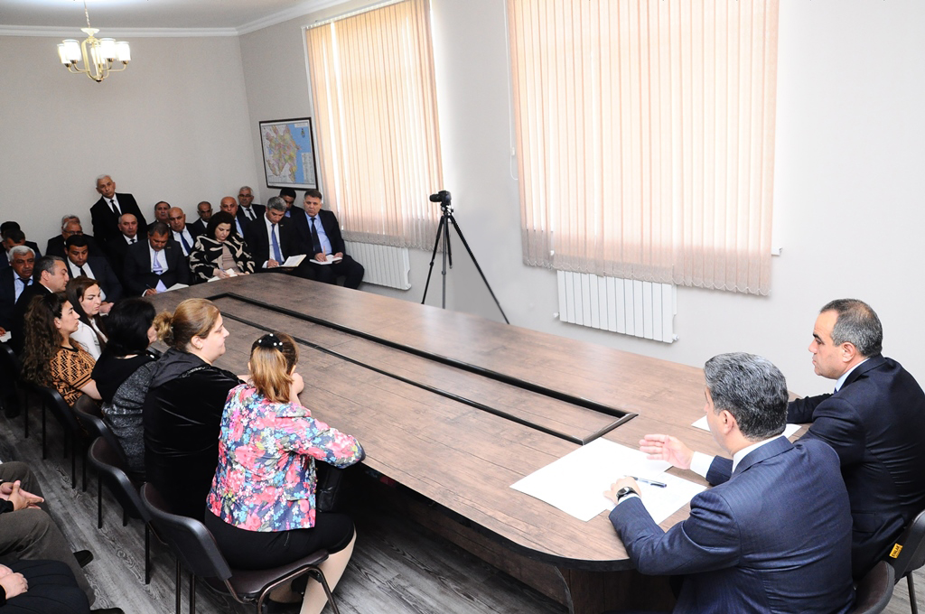 Naftalanda növbəti səyyar qəbul keçirilib - FOTOLAR