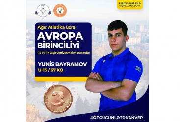 İdmançımız Avropadan medalla qayıdır