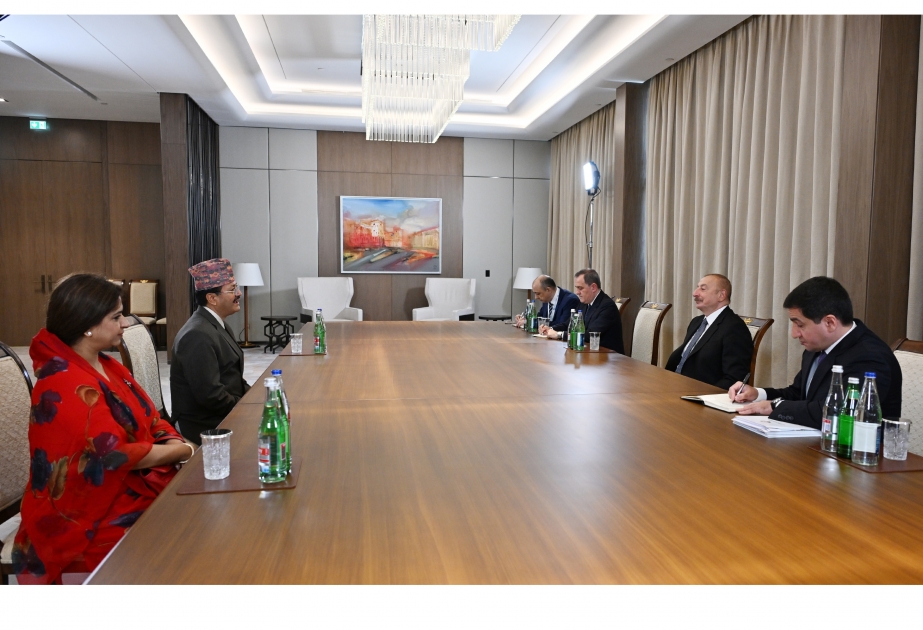 İlham Əliyev Nepalın xarici işlər nazirini qəbul edib 