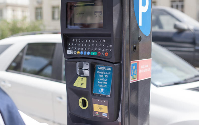 Avtomobillərin parklanması üçün nağd ödəniş LƏĞV OLUNUR