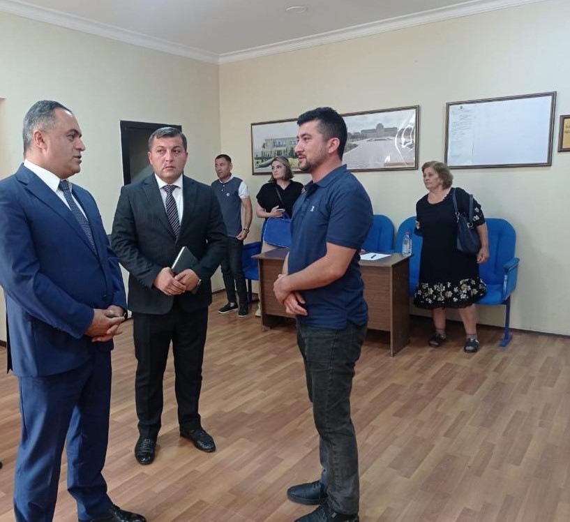 Goranboyda vətəndaşların növbəti qəbulu - FOTOLAR