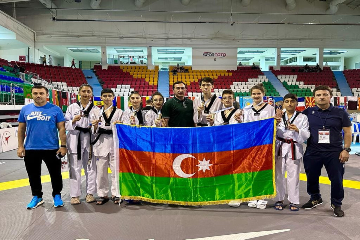 Taekvondoçularımız Türkiyədə 8 medal qazanıb