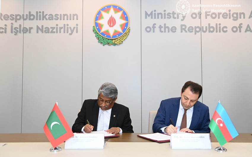 Azərbaycsn və Maldiv arasında memorandum imzalandı 