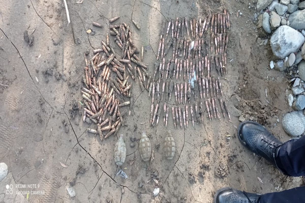 Daşkəsəndə silah-sursat aşkarlandı