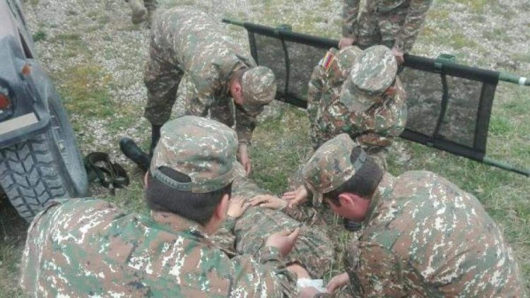 Sərhəddə təxribat törədən erməni hərbçi YARALANDI