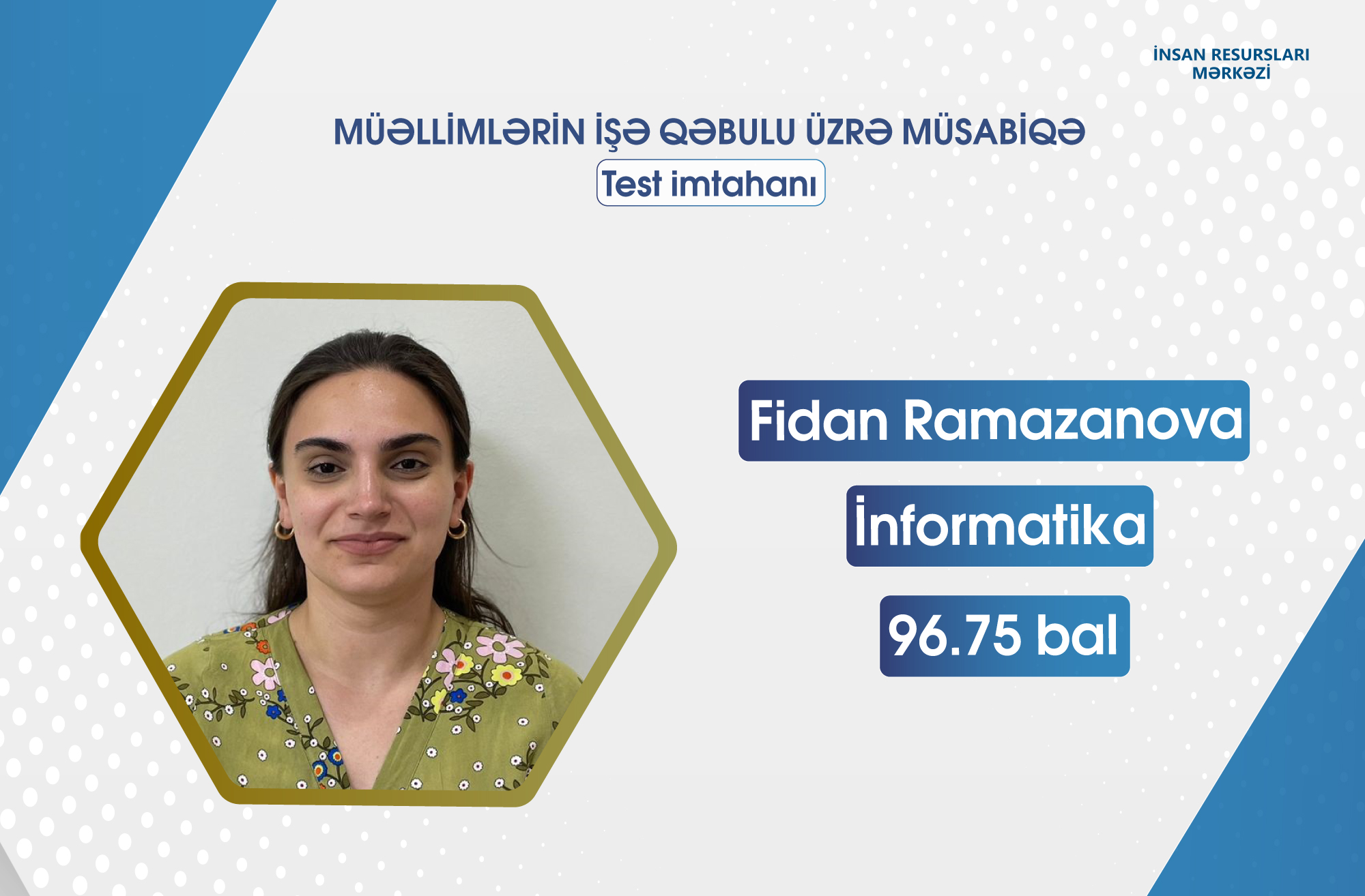 İlk dəfə imtahan verdi, rekord qırdı: Deyirdilər, çətin olacaq...