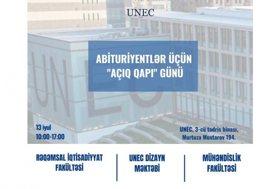 UNEC-də “Açıq qapı” günü keçirilib
