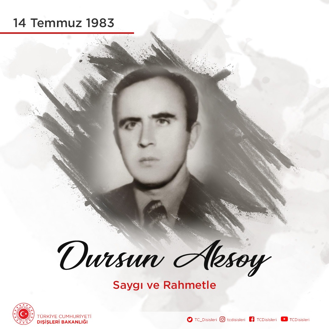 Türkiyə XİN ASALA-nın öldürdüyü diplomatı ANDI