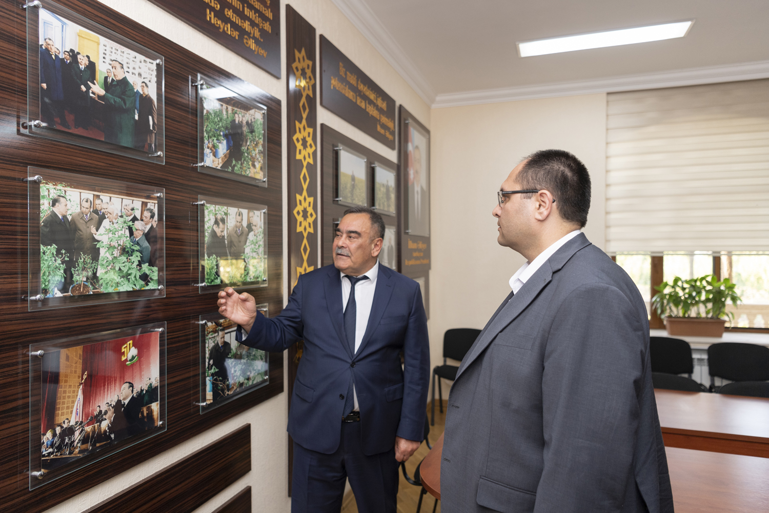 Nazir Gəncə və Göygöldə elmi-tədqiqat institutlarının fəaliyyəti ilə tanış olub - FOTOLAR