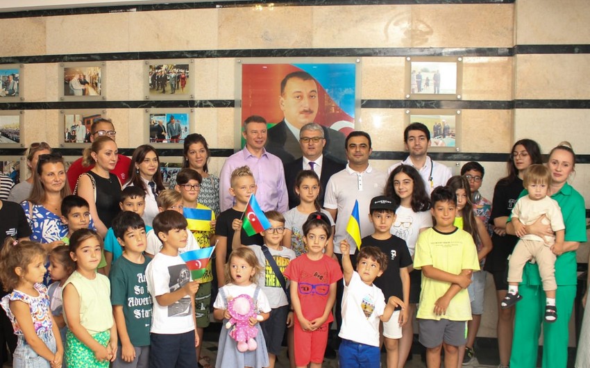 Ukraynalı uşaqlar Bakıda müayinədən keçdilər - FOTOLAR