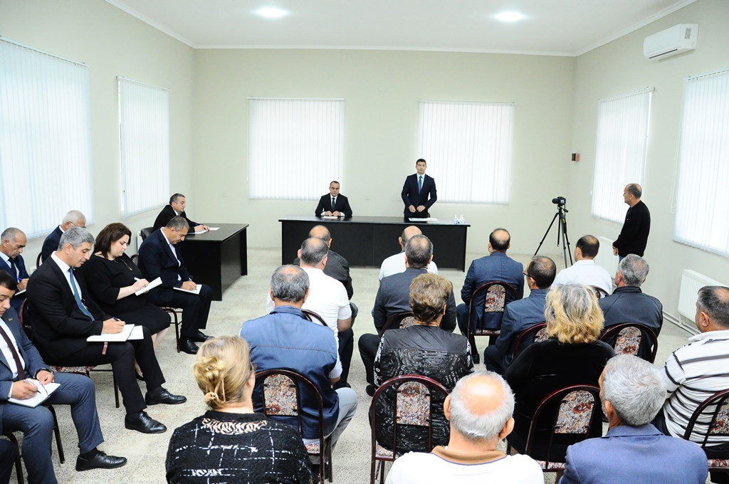 Naftalanda növbəti səyyar qəbul keçirilib