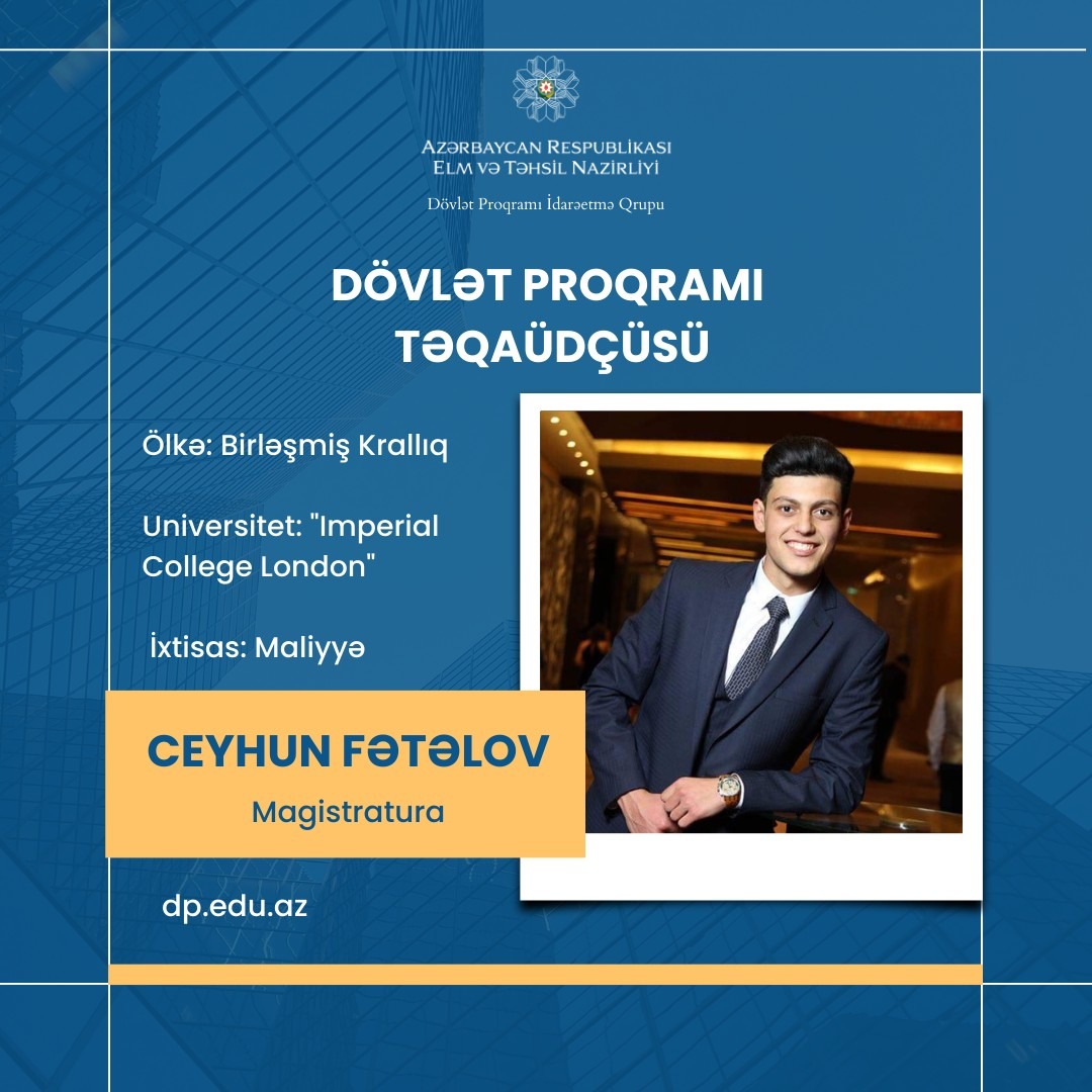 Dövlət Proqramının təqaüdçüləri - FOTOLAR