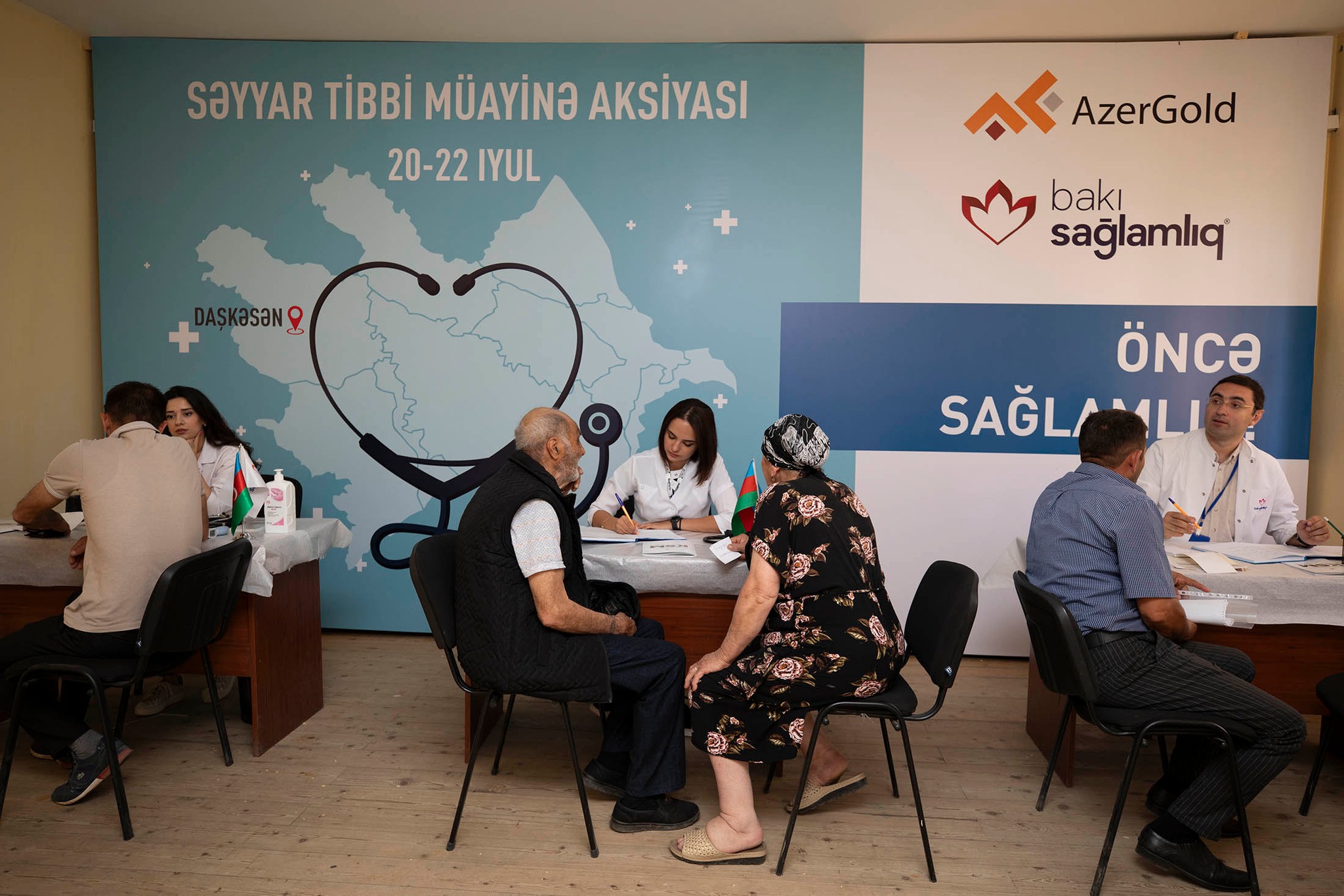 Daşkəsən sakinləri müayinə prosesinə cəlb edildi - FOTO