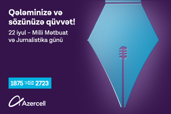 Azercell media nümayəndələrinə hədiyyə təqdim edir! 