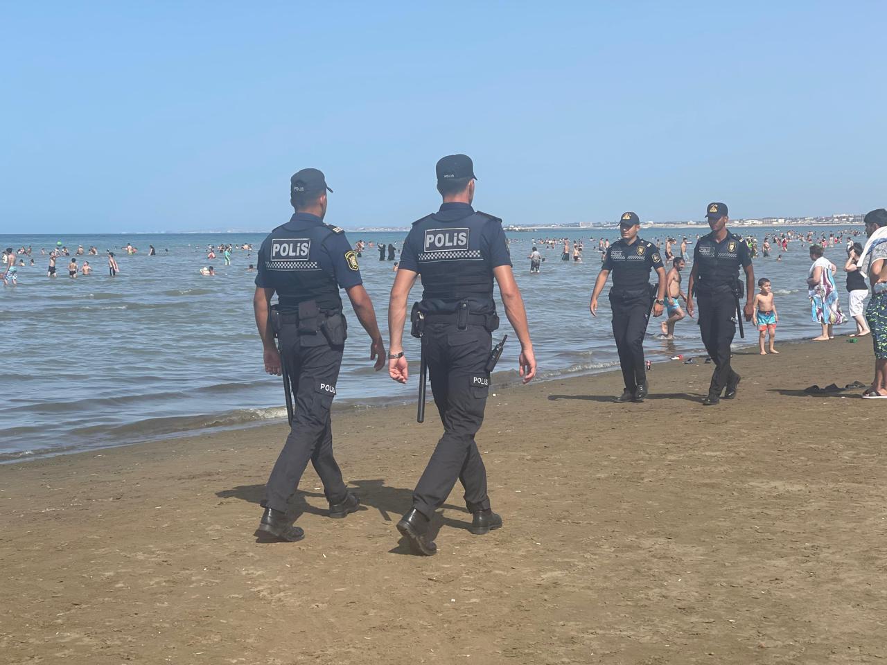 Çimərliklərə əlavə polislər cəlb olunub - DİN