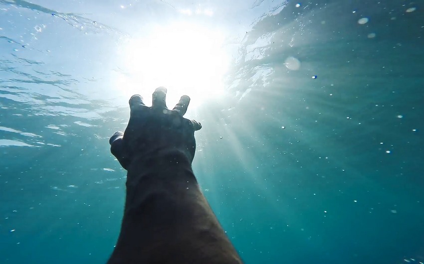 Yuxarı Qarabağ kanalında bir nəfər batıb