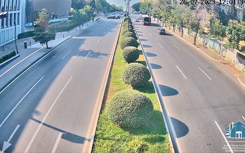 Bakıdakı qəzanın VİDEOSU