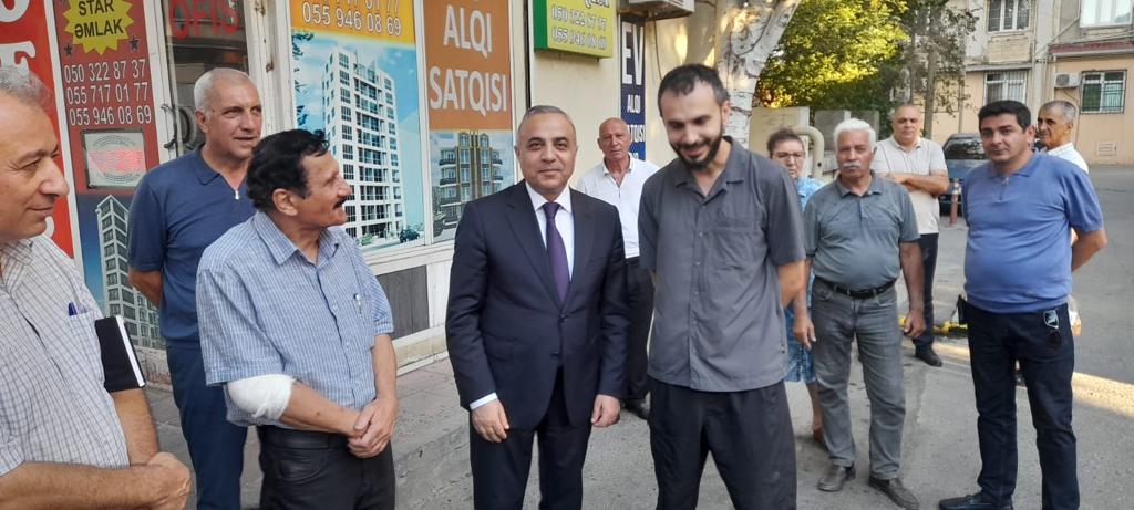 Azay Quliyev seçicilərilə görüş keçirib - FOTO