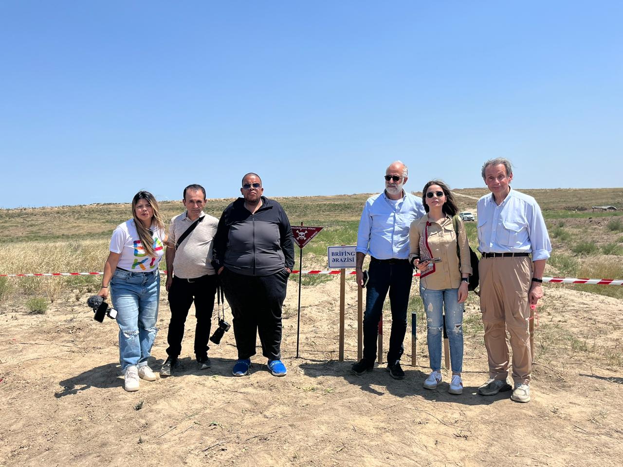 Bir qrup amerikalı jurnalist və media eksperti Ağdamda - FOTO