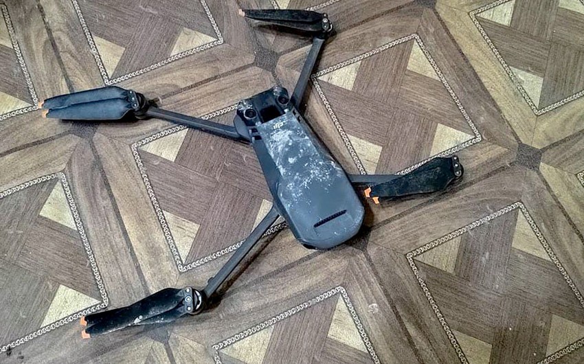 Ermənistana məxsus kvadrokopter ələ keçirildi