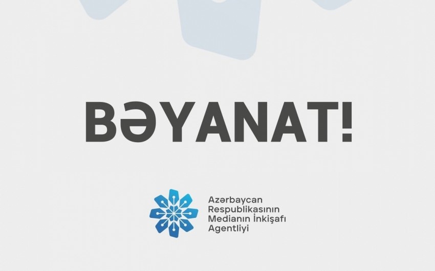 MEDİA bəyanat yaydı