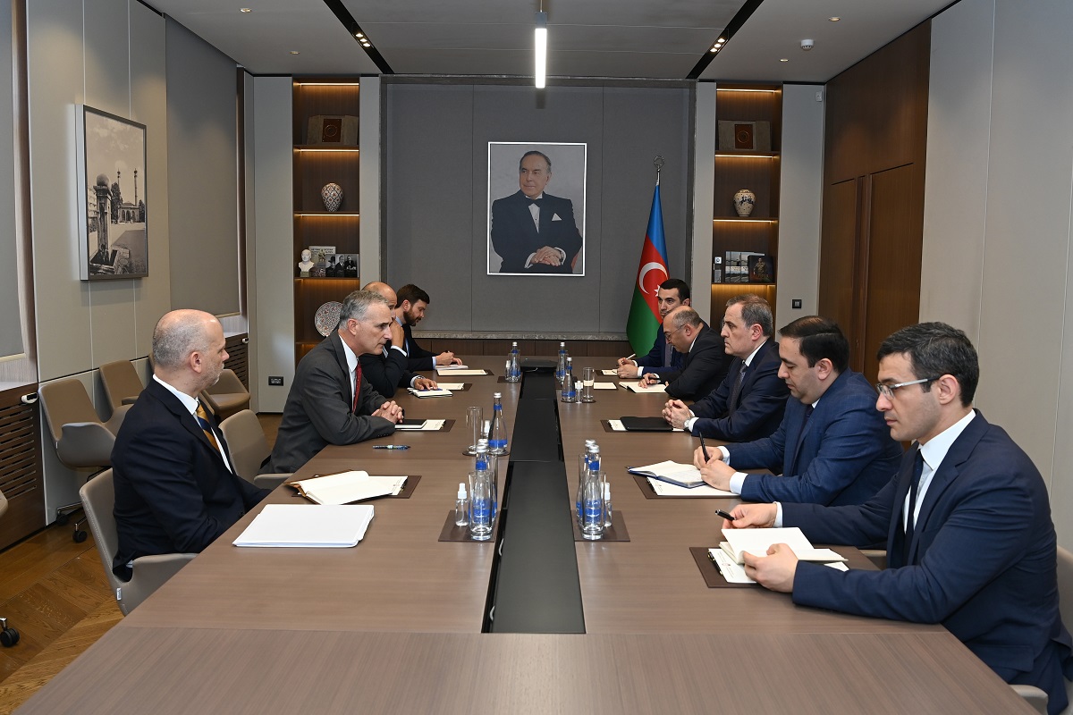 Ceyhun Bayramov Blinkenin müşaviri ilə danışıqlar apardı