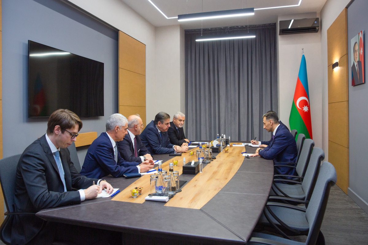 Rəşad Nəbiyev İtaliya şirkətinin direktorlar şurasının sədri ilə görüşdü