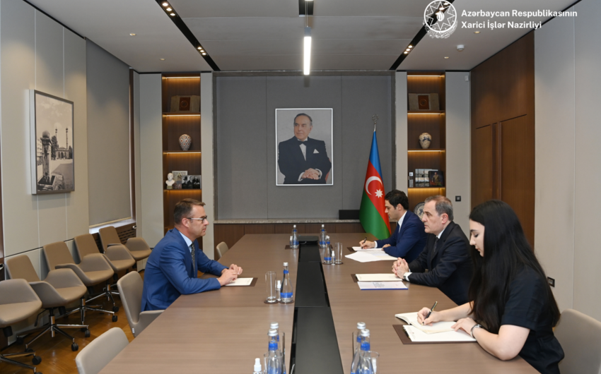 Ceyhun Bayramov Litva səfiri ilə görüşdü
