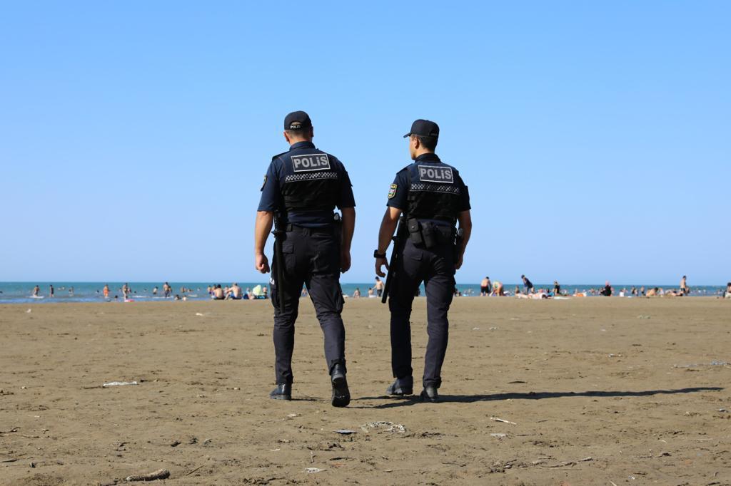 İstiyə görə çimərliklərə polislər cəlb edildi