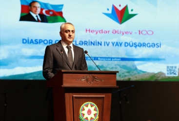 Fuad Nəcəfli Yay Düşərgəsinin açılış mərasimində çıxış etdi