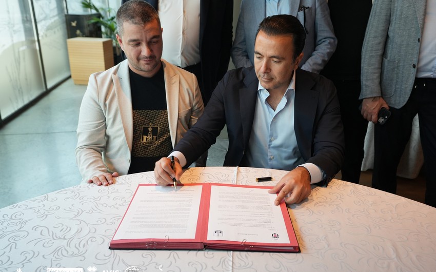 “Neftçi” və “Beşiktaş” əməkdaşlıq protokolu imzaladı